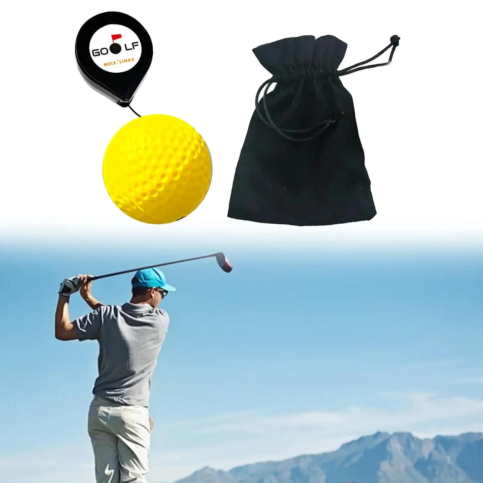 Golf Swing Trainer Training Aid Lightweight Device Tool Sports Practice
