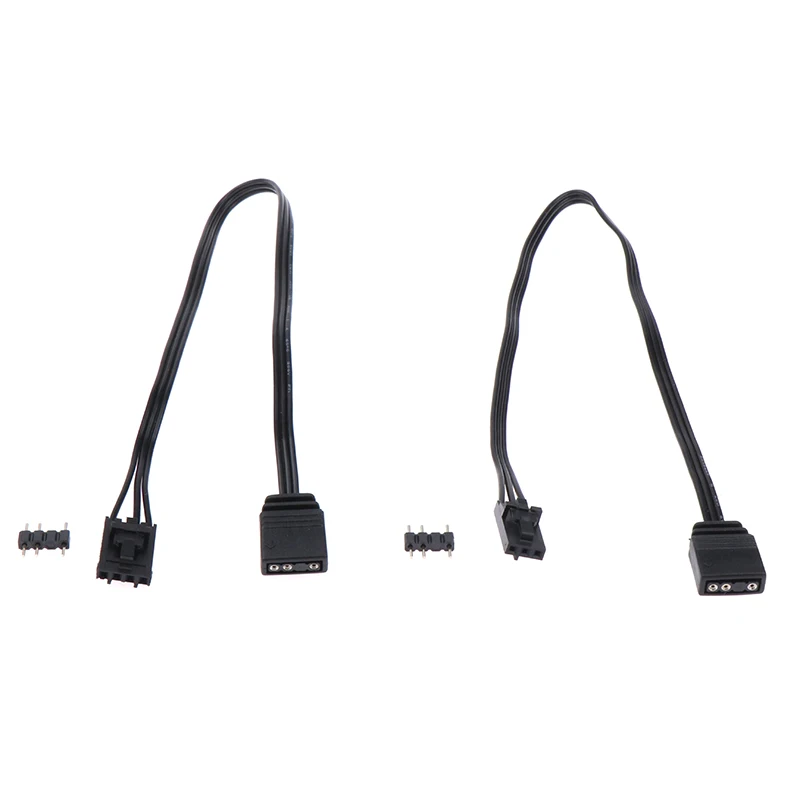 Adapter Cable For RGB To Standard ARGB 4Pin 3Pin Adapter Connector Pirate Ship Controller Adapter Line QL LL120 ICUE