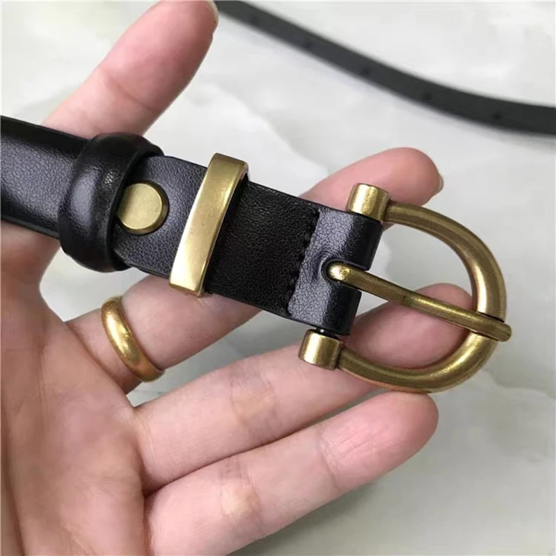 Ceinture en cuir PU pour femme, designer de luxe, ceinture en métal, haute qualité, tendance, mode féminine