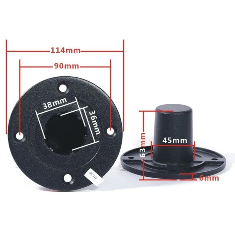 Metal Stand Altavo Base hierro Asientos sonido inferior para sonido etapa profesional mejorada durabilidad