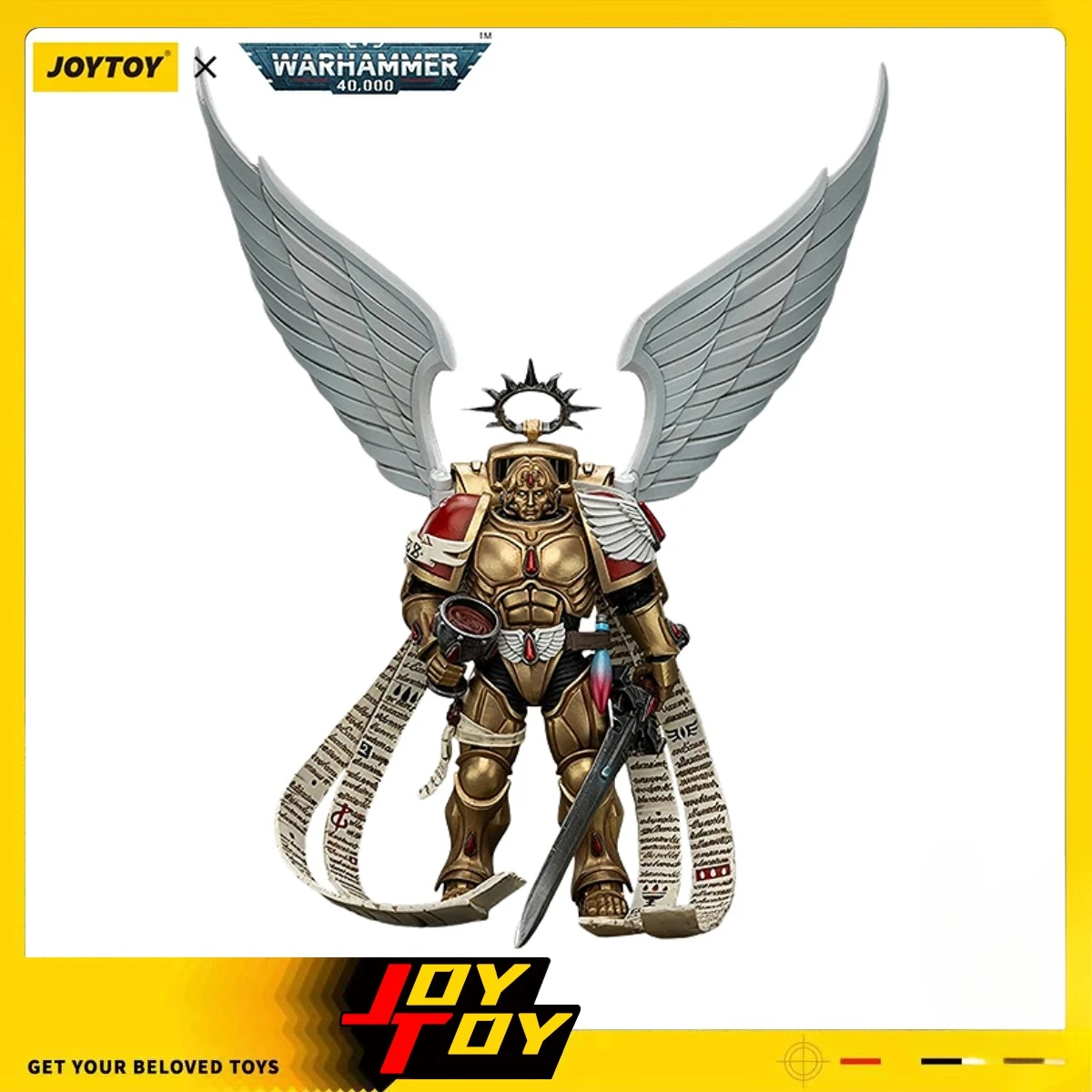 

【JOYTOY】Warhammer 40K Blood Angels The Sanguinor with Encarmine Broadsword 1/18 Action Figure Toys Gift