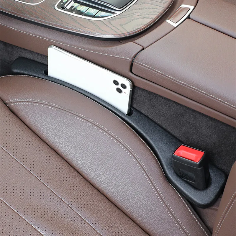 2 قطعة مقعد السيارة الفجوة حشو الجانب التماس التوصيل قطاع مانعة للتسرب ملء قطاع لجميع نموذج السيارة محفظة حامل هاتف اكسسوارات السيارات