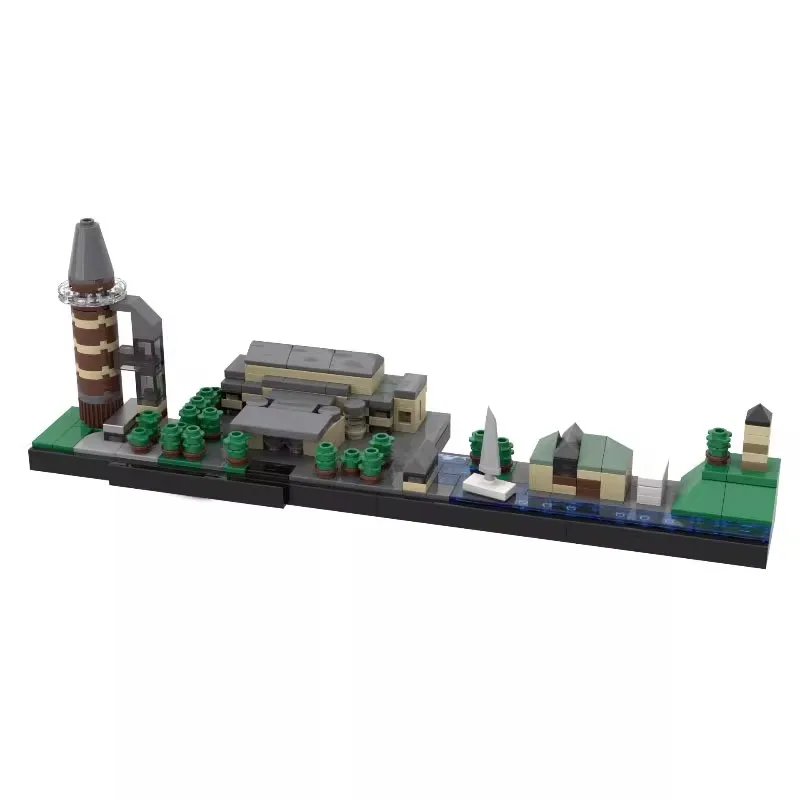 Bricklink Deutschland Ruhr Industrial Base City Skyline Haus Architektur Street View Sets Hamburg Hagen Hamm Bausteine Spielzeug 5