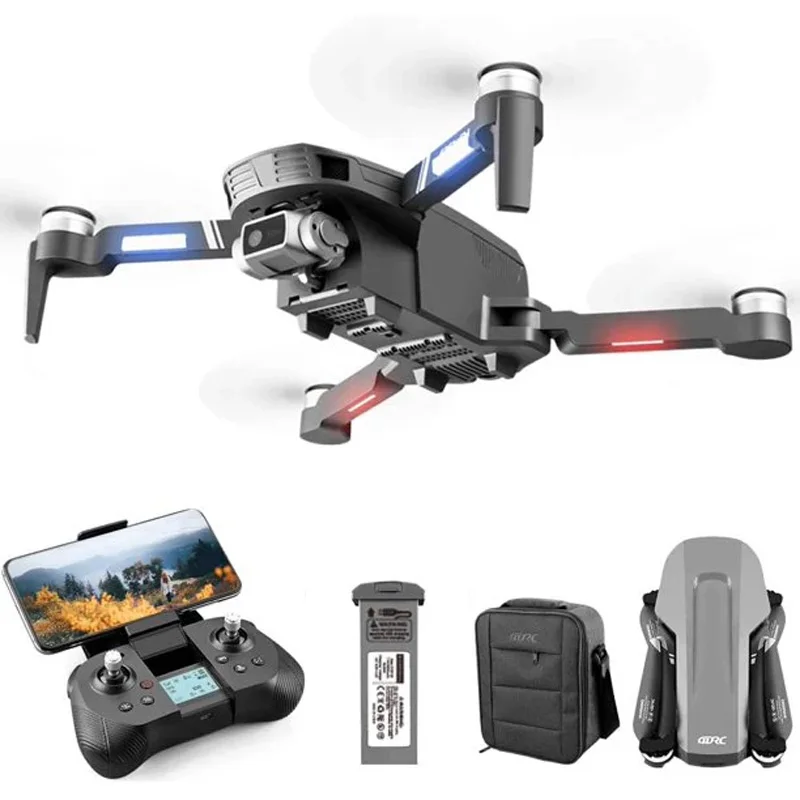

F4 Drone GPS 4K HD Mechanical Gimbal Camera System Supports TF Card Drones RC Quadcopter Stabilier Distance 2km Flight 25 Min