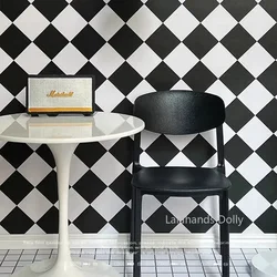 1:12 DIY Dollhouse (20x28cm)Adhesive Wallpaper on The Back for Kitchen(viscous) Living Room Bedroom Floor Decoration Accessories