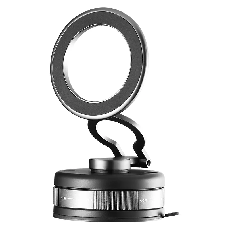 

S11 Phone Holder Foldable Rotating Alloy Car Navigation Center Console Magnetic Kitchen Gym Desktop Mirror Beauty Phone Bracket