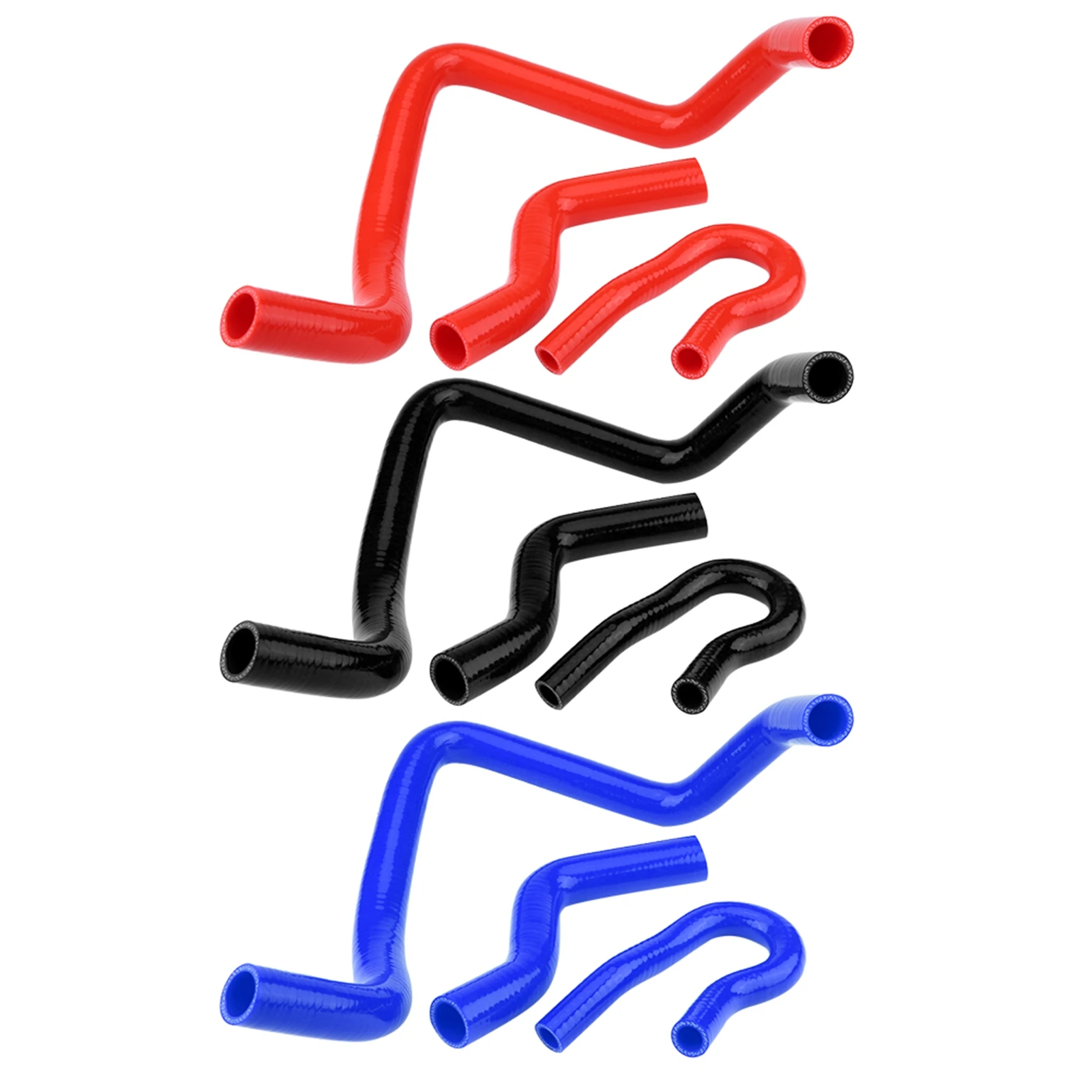 9pcs Silicone Auto Radiator Hose Kit for Civic D15 D16 SOHC EG/EK 1992‑2000