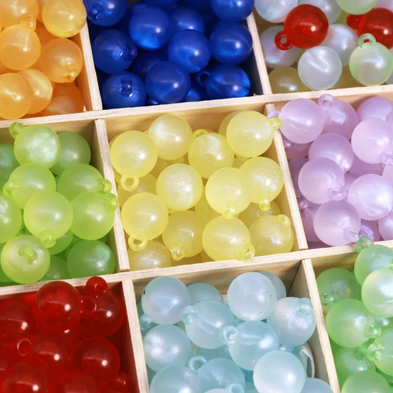 

Newest 100pcs 16mm Glitter Jelly Round Ball Charms Acrylic Plastic Jewelry Necklace Earring Bracelet Ornament Pendants Craft