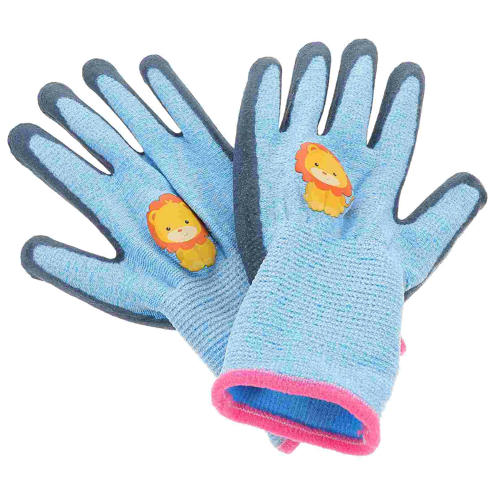 

Children's Gloves Work for Kids Sports Toddler Gardening Polyester Tools Grippy