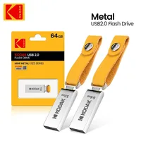 KODAK Mini USB Flash Drive Drive USB Pendrive U Disk Memory Stick 128GB 64GB 32GB USB Storage Key for PC with Leather Band Gift