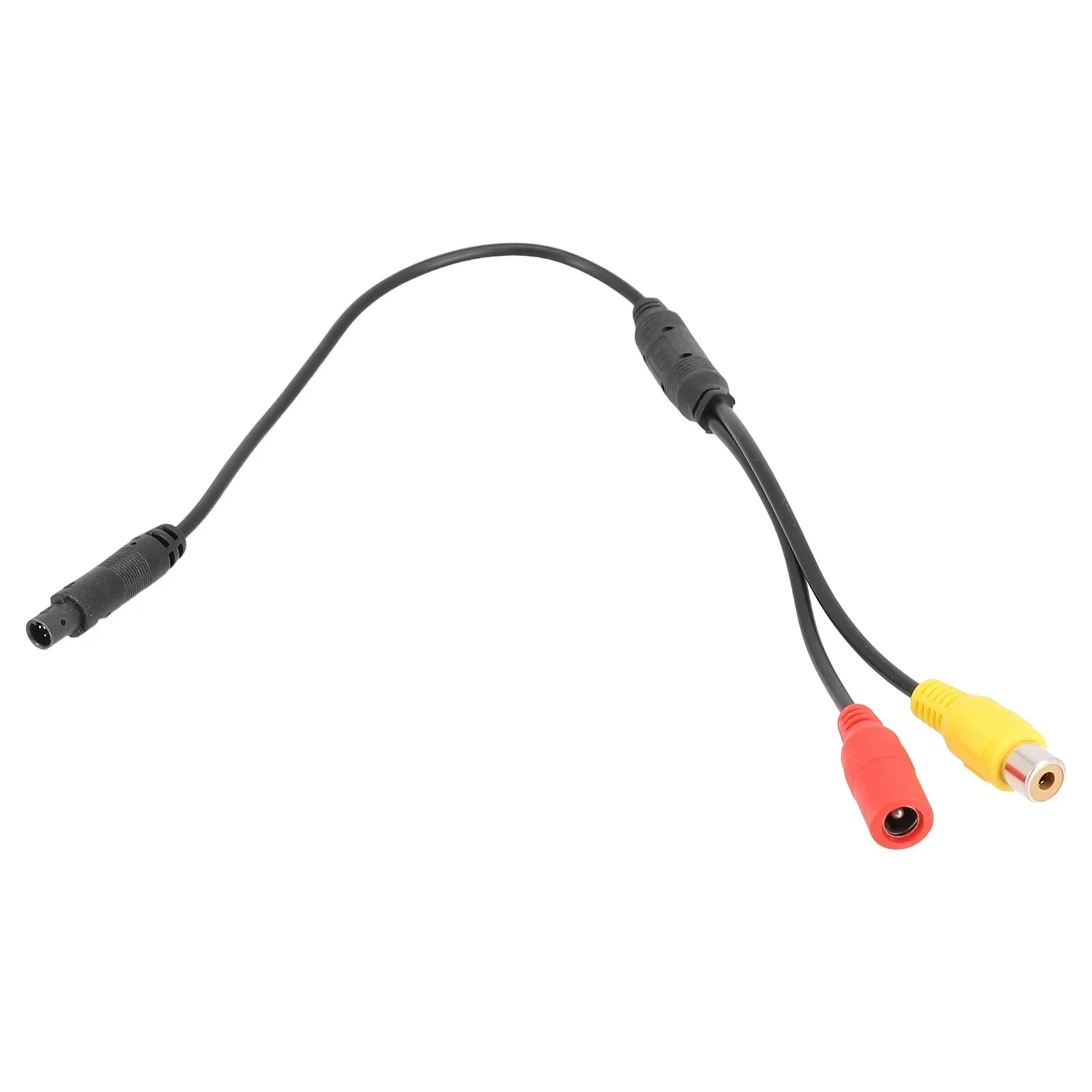 1PCS Car Backup Reverse Camera 4-Pin Male To CVBS RCA Female Connector Wire Harness Multiple Audio Cables For Car Rear Camera