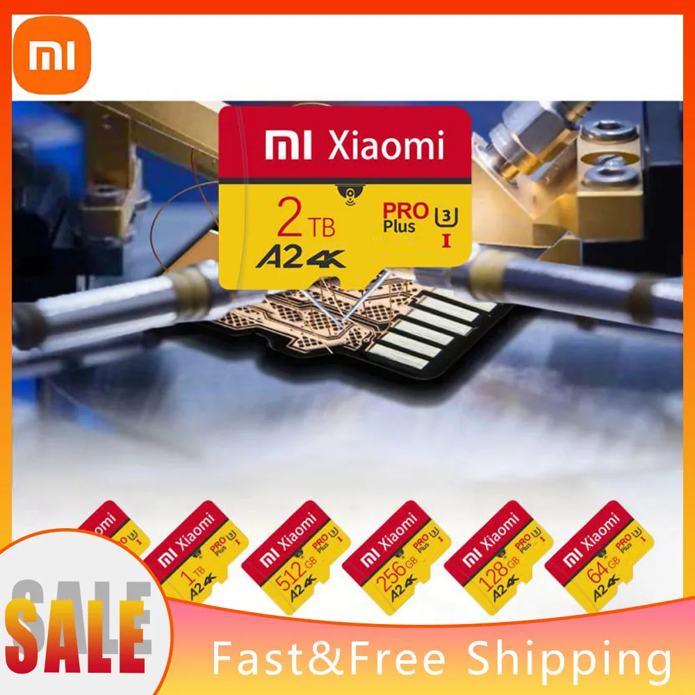 Xiaomi Original Sd Memory Card Class 10 SD/TF Flash Card High Speed 2TB 1TB 256GB 512GB Memory Card For Phone Huawei Camera