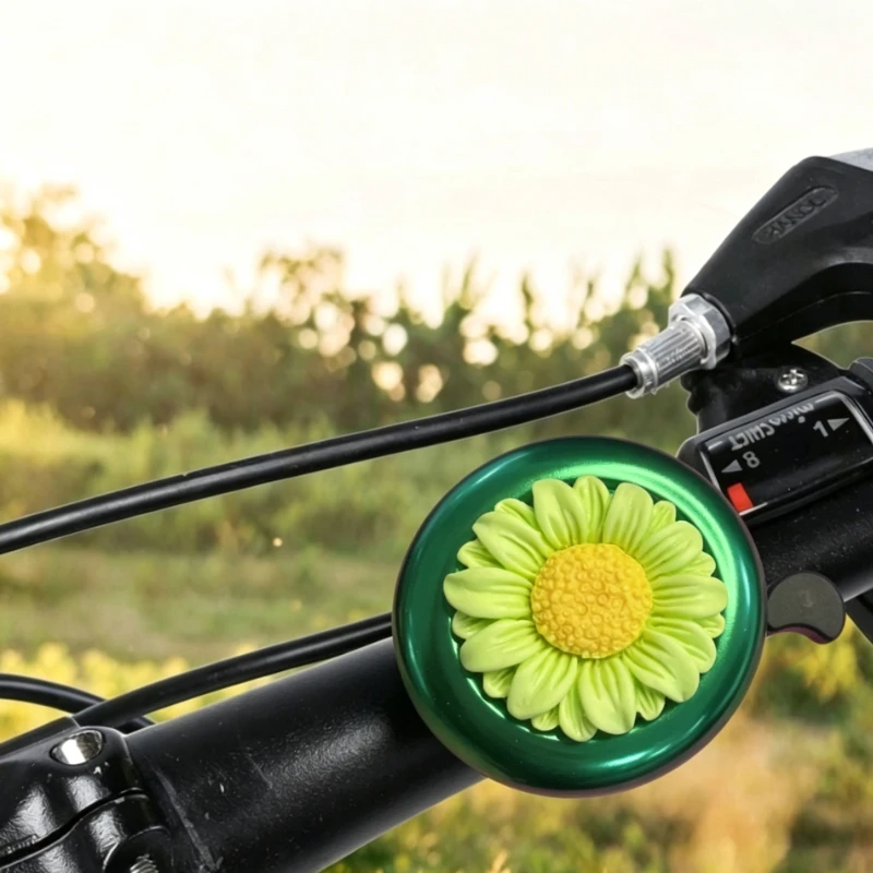 Campana timbre para bicicleta de montaña con alarma seguridad manillar - imagen 5