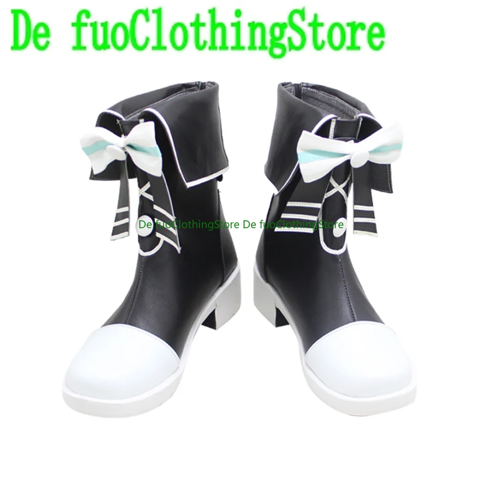 

Defuo Virtual You Warabeda Meiji Cosplay Shoes Boots Game Anime Party Halloween Chritmasef Shoes
