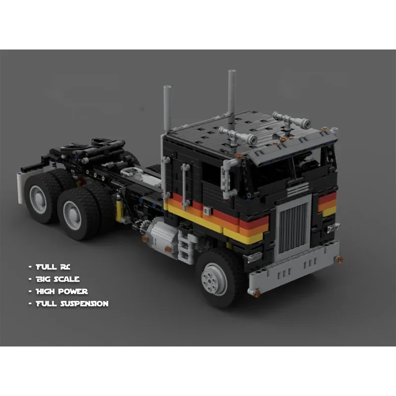 MOC-104391 Electric Black Model FLA Convertible Building Block Model 1664 Parts Kids Adult Building Blocks Birthday Toy Gift