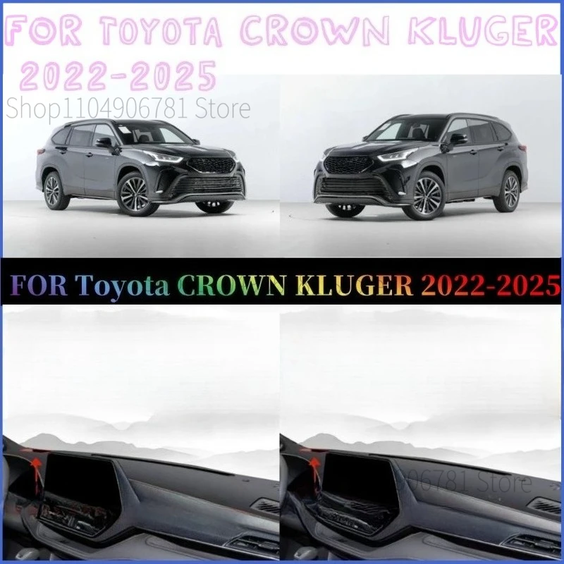 

FOR Toyota ‌CROWN KLUGER‌ 2022-2025 Car Dash Mat Dashmat Dashboard Mat Cover Sun Shade Dash Board Cover Carpet Accessories