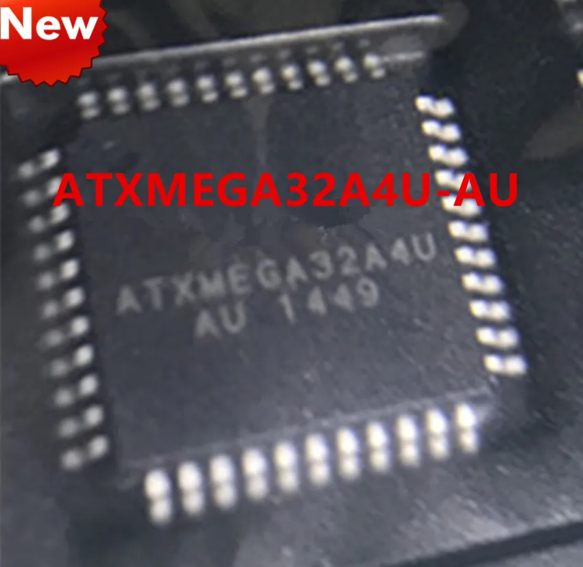 100%  New   ATXMEGA32A4U-AU Microcontroller Core QFP-44 ATXMEGA32A4U