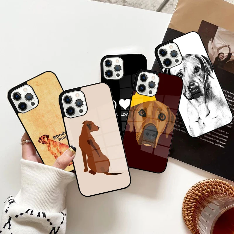 Rhodesian Ridgeback Dog Phone Case Strong Magnetic for iPhone 15 16 14 13 Pro Max 11 12 Mini Magsafe Wireless Charging Cover