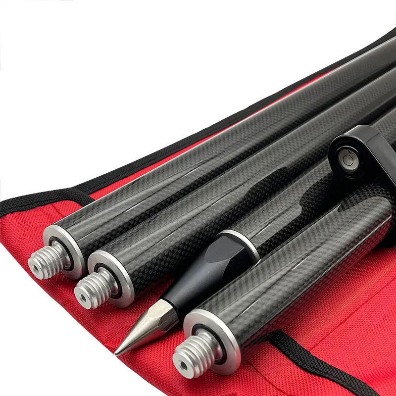 Imagem -05 - Carbon Fiber Survey Pole Posicionamento Gps Pólo Gnss Rtk Surfing tipo Novo 18 m Comprimento 8x11 Thread Pcs Pólo