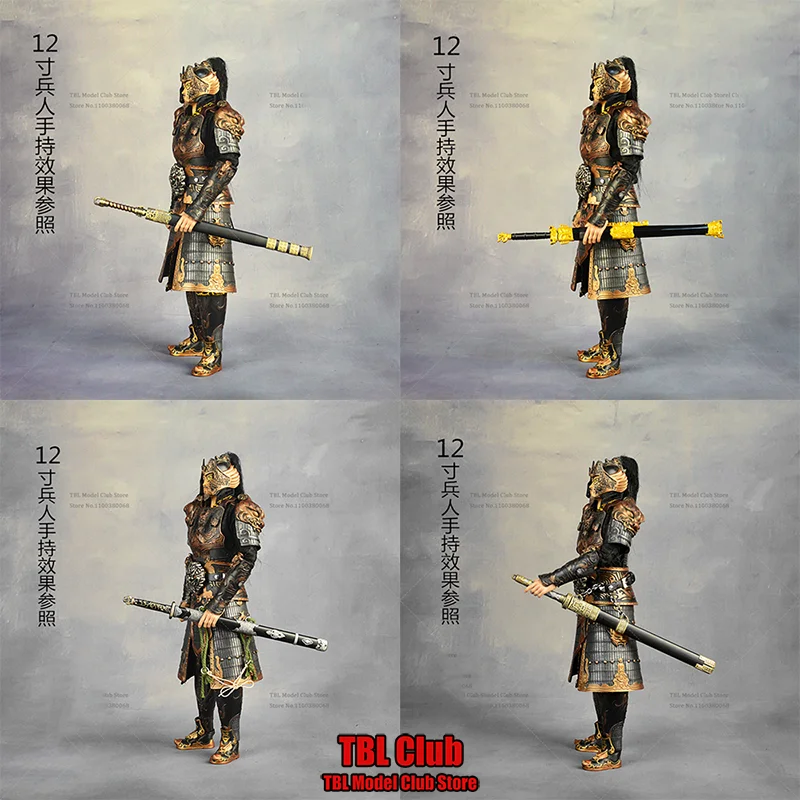 

1/6 Scale Male Mini-Weapon Toys Nine Underworld King Sword Red Copper Knife Saber For 12-inch Action Figure Soldier Scene Props