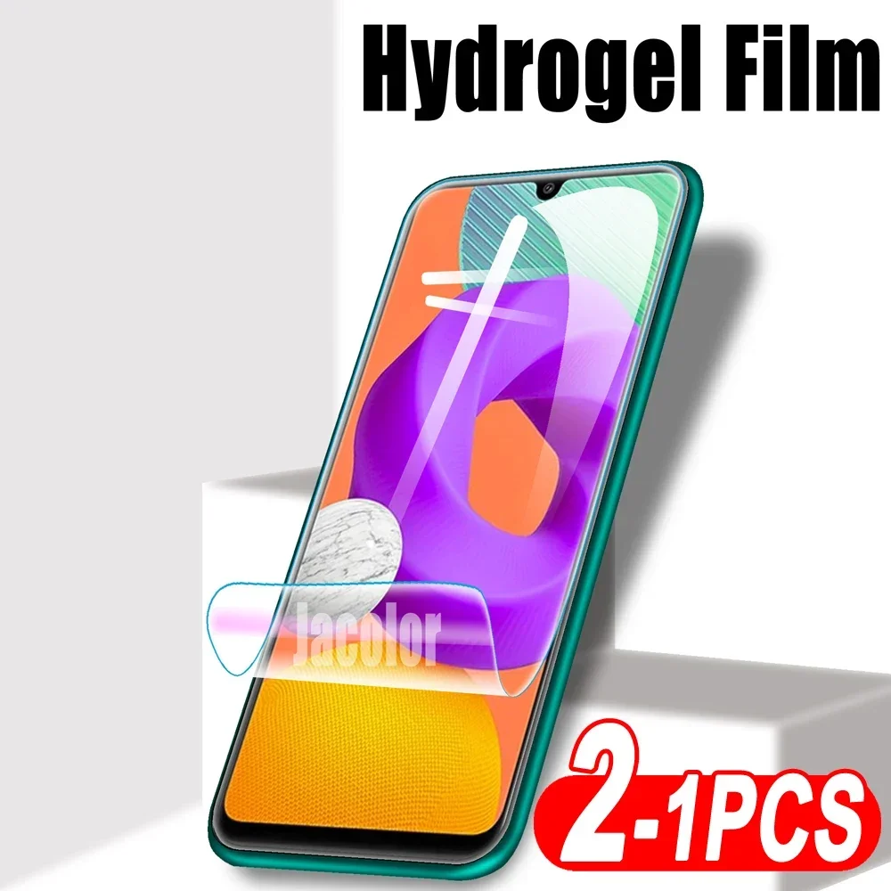 1-2PCS Front Hydrogel Film For Samsung F12 F02s M02s M22 M12 M32 M42 M51 4G 5G Protectors Samsun M 51 42 22 32 F 12 02s Hidrogel