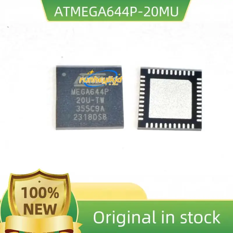 

2PCS 100% NEW ATMEGA644P-20MU Package VQFN-44 Integrated Circuit IC Chip Microcontroller ATMEGA644P