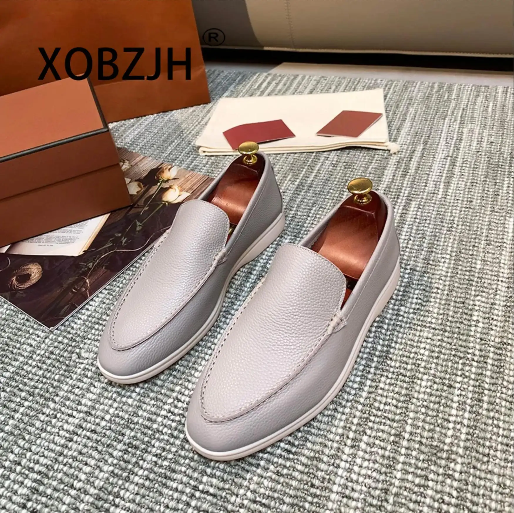 Driver Black Cow Leather Flats Mocasines Fashion Loafers Shoes For Men 2023 Women High Quality Slip On Sneakers Shoes