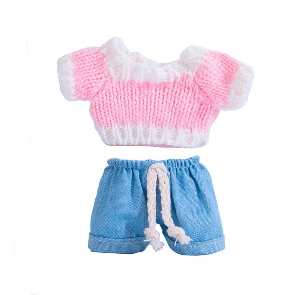 15/17 سنتيمتر Labubu ملابس دمى الزي الملابس الأحذية واللباس دمى اكسسوارات الجلوس حفلة الهالوماس عيد الميلاد هدية عيد ميلاد اللعب