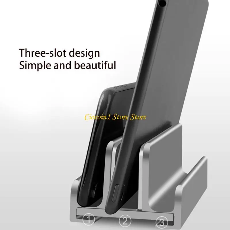 A3PC Vertikaler Laptop-Ständer, verstellbarer Dock-Halter für Pad, Notebook, Tablet, Kühlhalterung, Schreibtisch-Organizer – Detail 8