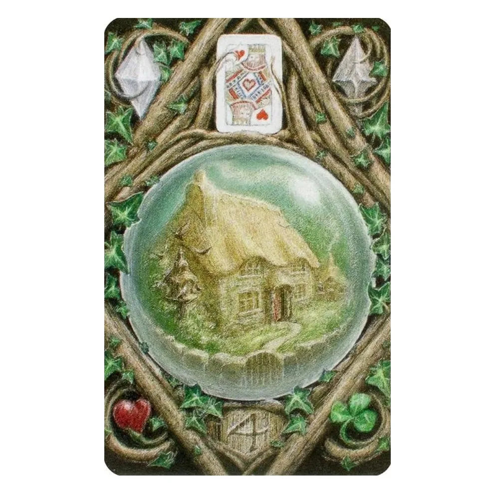 การ์ดวิเศษ 39 ใบ The Enchanted Lenormand Oracle 10.4*7.3 ซม. เพื่อเปิดเผยความจริงของคุณและโชคชะตาของคุณ