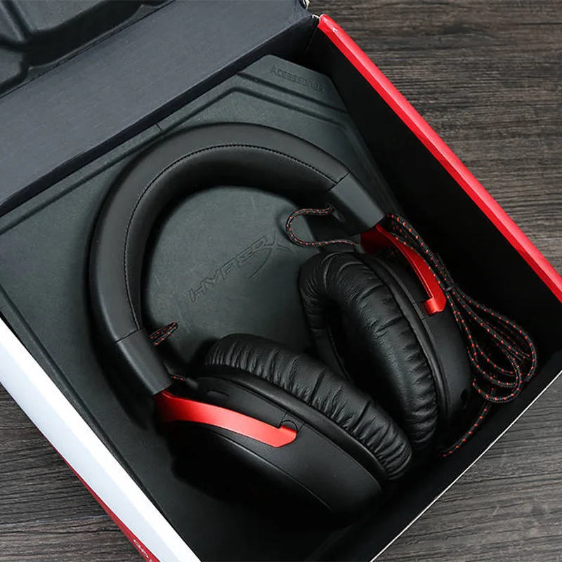 

Wholesale Cheap 100% Original new Hyper X 3 Black+Red Wired Gaming Headset Hyper-X Cloud III