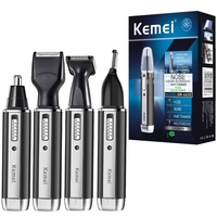 Kemei All in one Grooming Kit Eelectric Shaver For Men Razor Rechargeable Hair Trimmer Nose，Ear，Beard，Eyebrow，Face Shaving