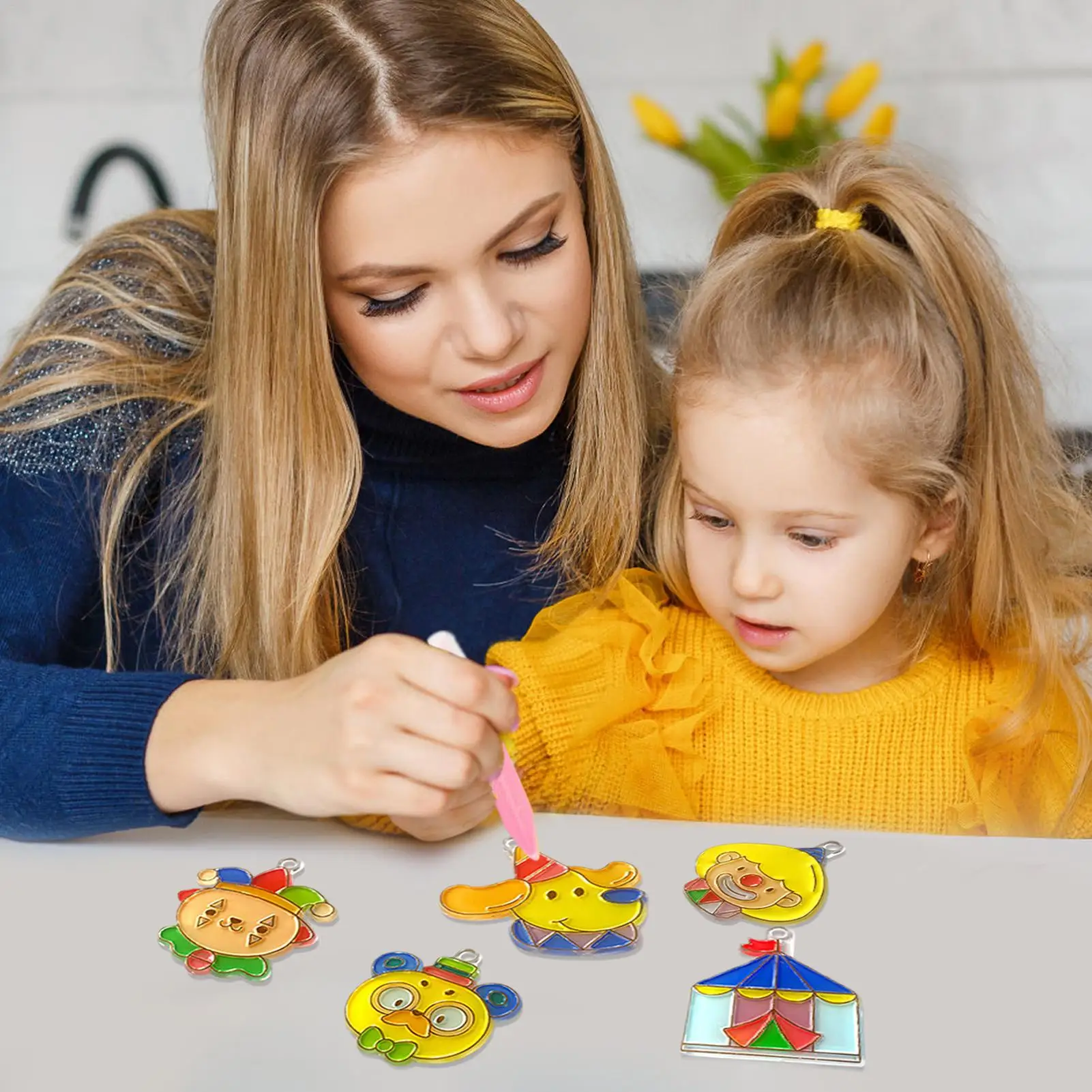 

Paint Kit For Kids Gel Painting Toy DIY Craft Kits For Boys Girls Ages 6 Home Craft School Project Creative Play Christmas