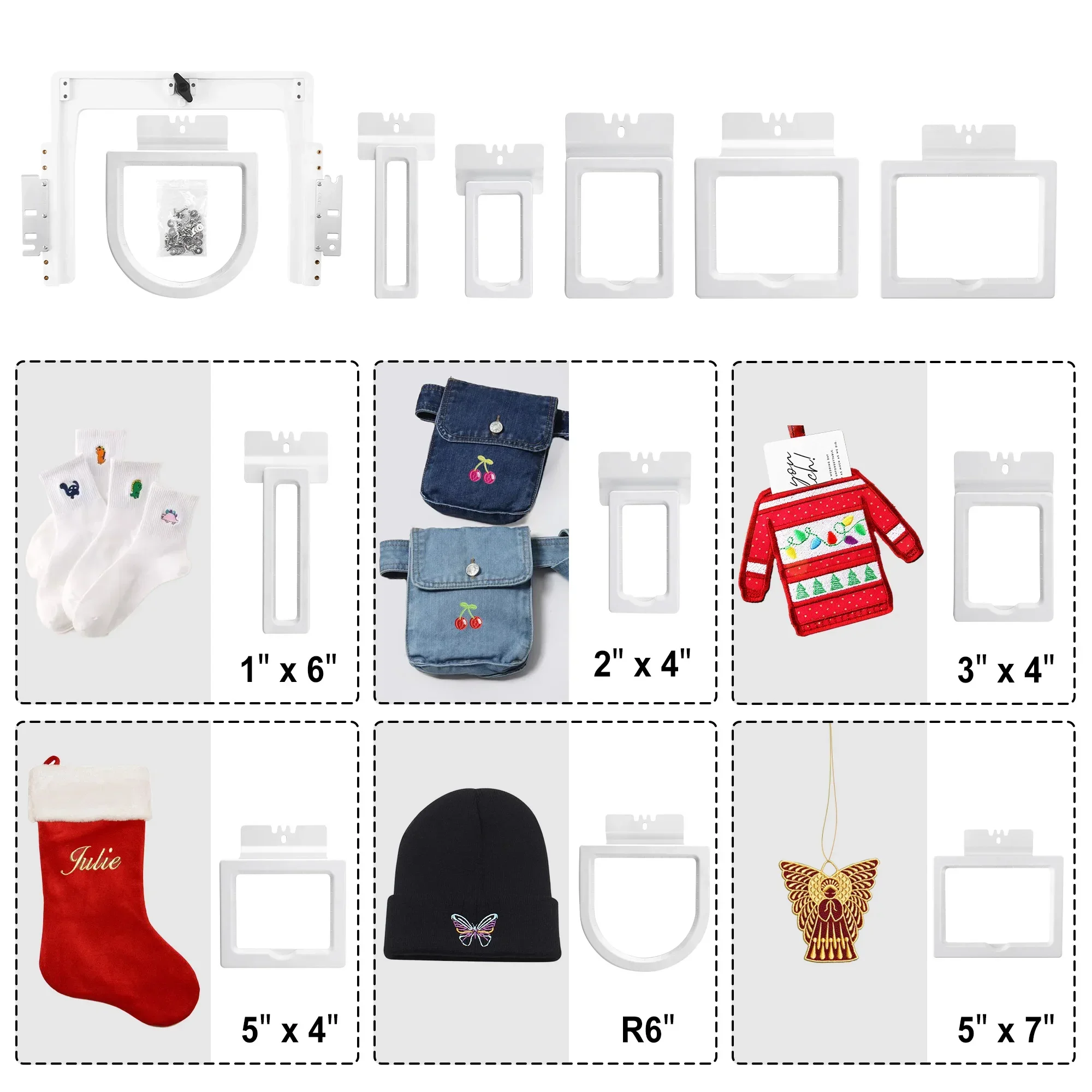 

Комплект быстрой рамки с магнитным Magna Hoop 6 в 1 для Baby Lock Alliance Capella Array Intrepid Endurance Valiant Venture Hoop Master