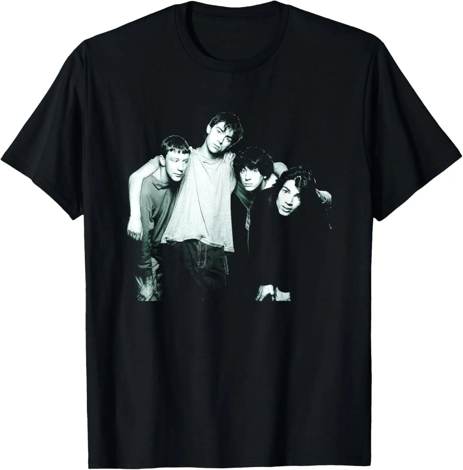 Britpop Band Blur B&W Portrait By Simon Fowler T-Shirt