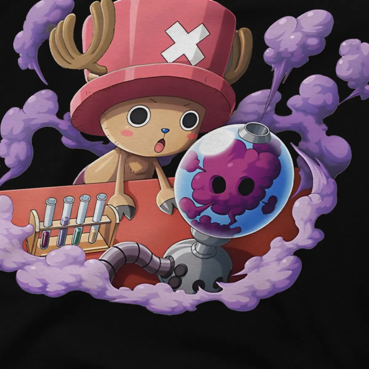 One-Pieces Anime Tony Tony Chopper Tshirt Homme Men\'s Streetwear Polyester T Shirt For Men