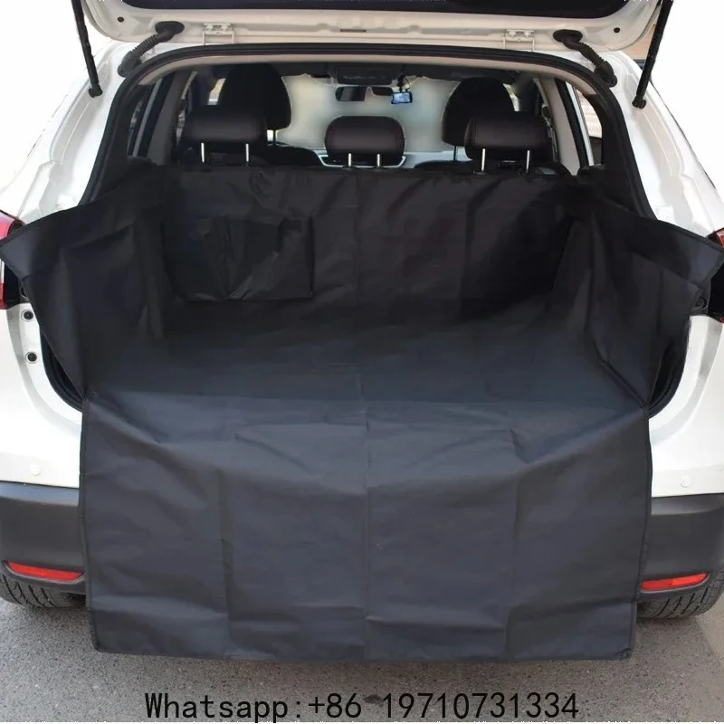 

Pet Car Cover Waterproof Trunk Mat Dog Pets Cargo Liner Non Slip Car Protector Back Seat Cover Pockets For Auto Accessories