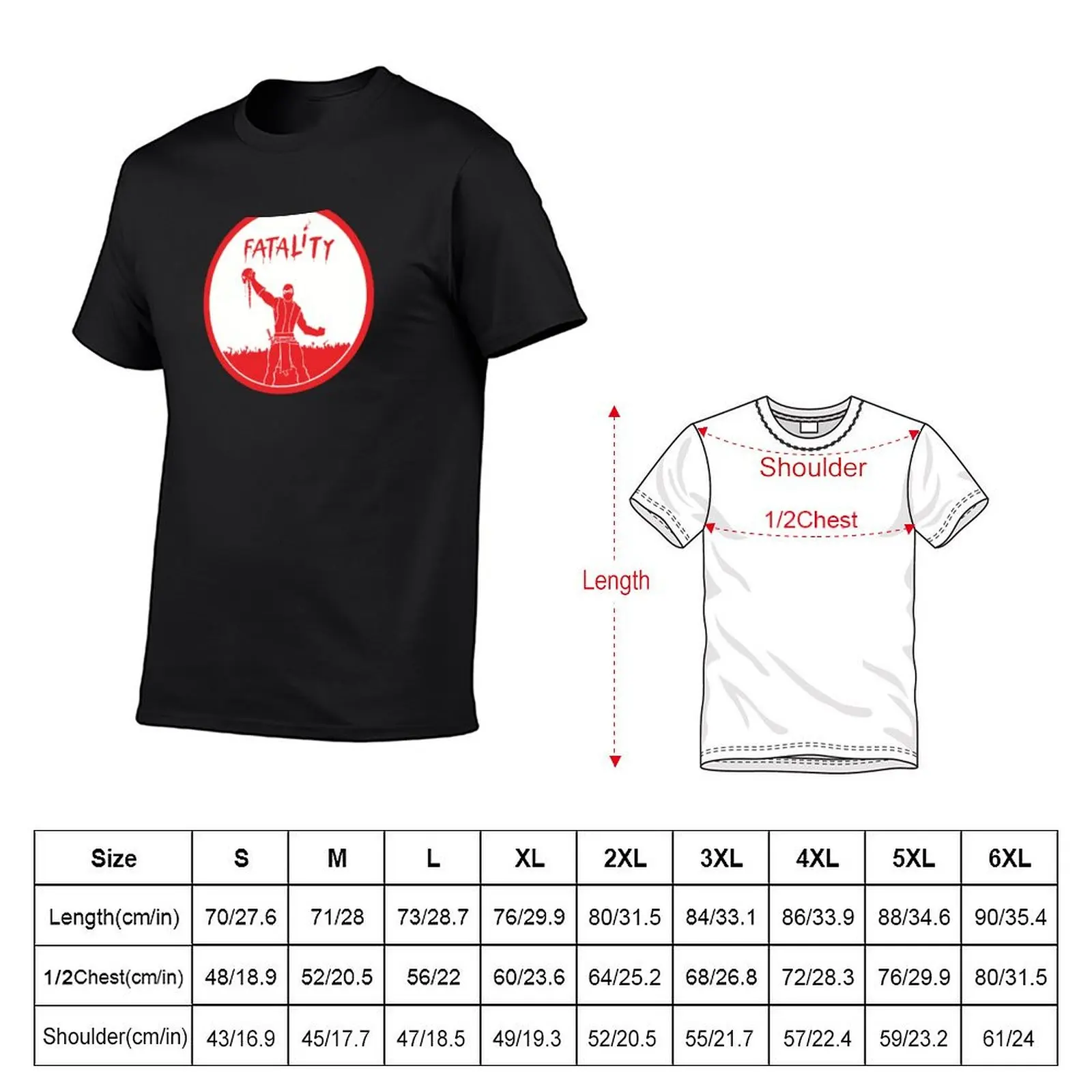 Mortal Kombat - Fatality T-Shirt oversized t shirt anime sublime oversizeds mens designer t shirt image 2