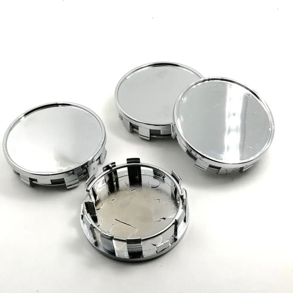 4Pcs Dust-proof Wheel Center Caps Universal Inner 50MM Wheel Badge Covers Outer 54MM ABS Rim Hub Caps Wheels Tires Parts