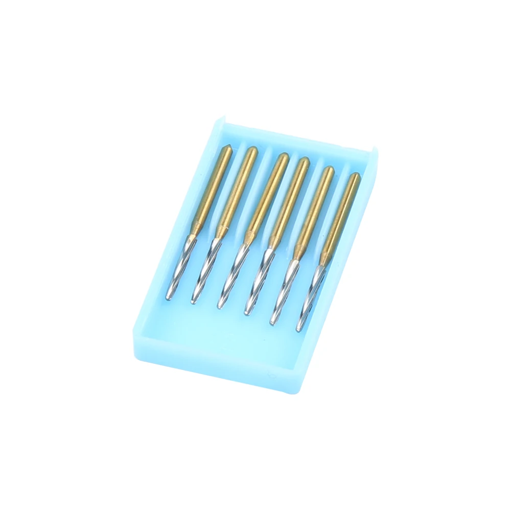 6pcs/box 25mm/28mm Dental Tungsten Carbide Burs Zekrya Drill Endo-Z Polishing Surgical Bone Cutters Bit For Dentistry High Speed