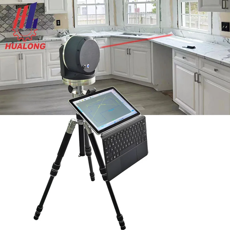 HUALONG-Contador Digital para Cozinha, Máquinas de Pedra, Sistema de Ferramentas de Medição, Laser Templator, Bancada, HLMK-120