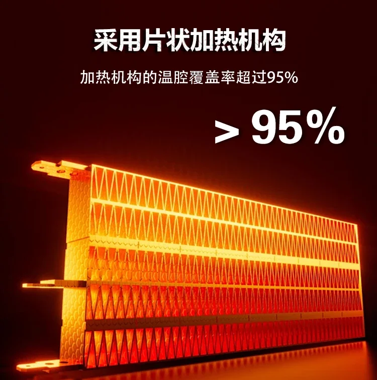 Small multi-temperature zone adjustable curve type reflow welding machine mesh belt type welding furnace IN6 six-temperature