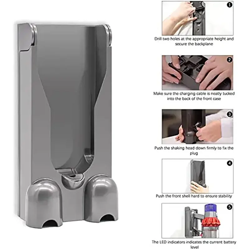 Lade Dock Station Wand Halterung für Dyson V11 V15 SV14 Staubsauger Lagerung Rack Pylonen Aufhänger Basis Halterung Ersatz Zubehör