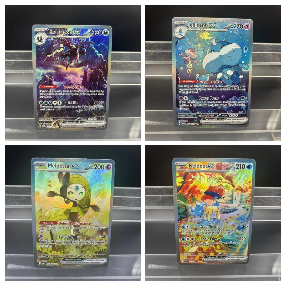 

DIY PTCG Collection Cards Hydreigon Zekrom Reshiram ex Victini Seismitoad Self Made Single Card Classic Game Anime Card Gift Toy