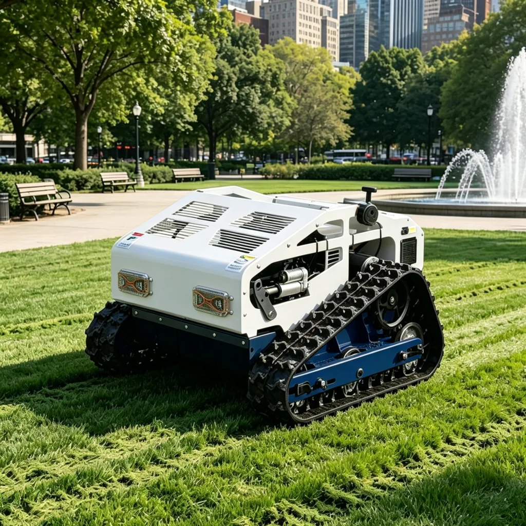 Customized 500mm Robot Lawn Mower Robot Self Propelled Garden Grass Cutting Machine Remote Control Lawn Mower