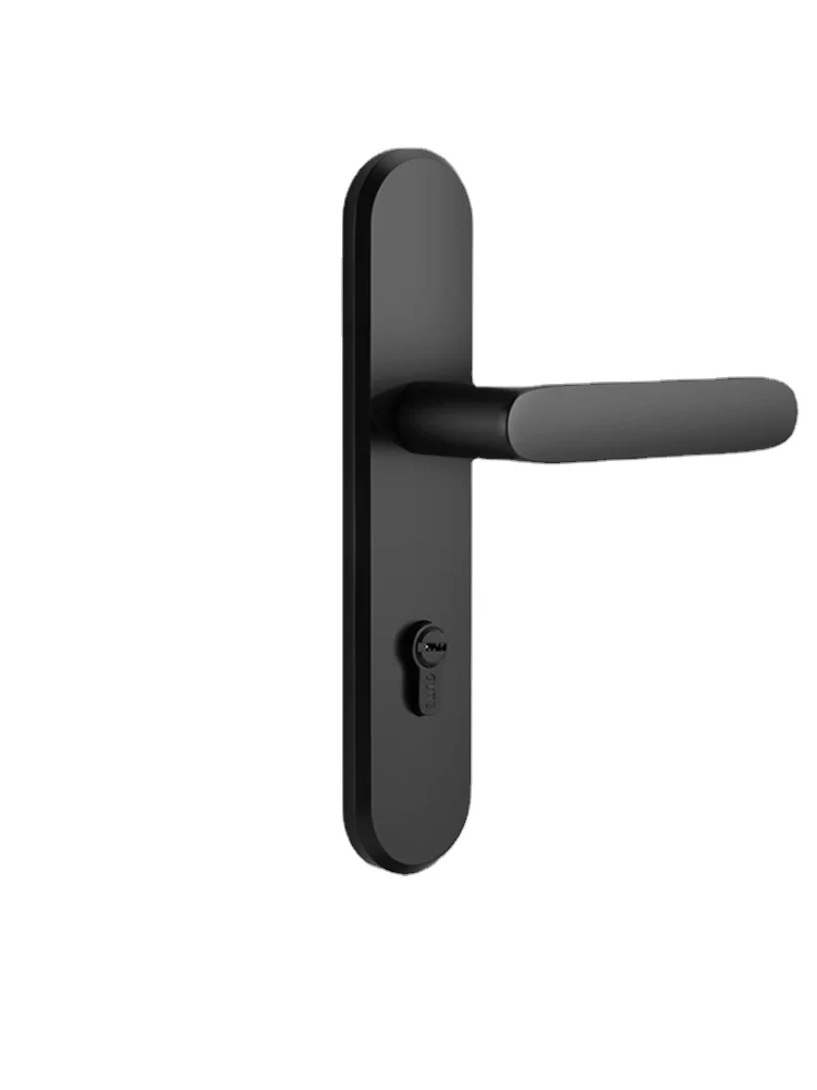 Yy Magnetic Door Lock Indoor Bedroom Door Lock Wooden Door Black Mute