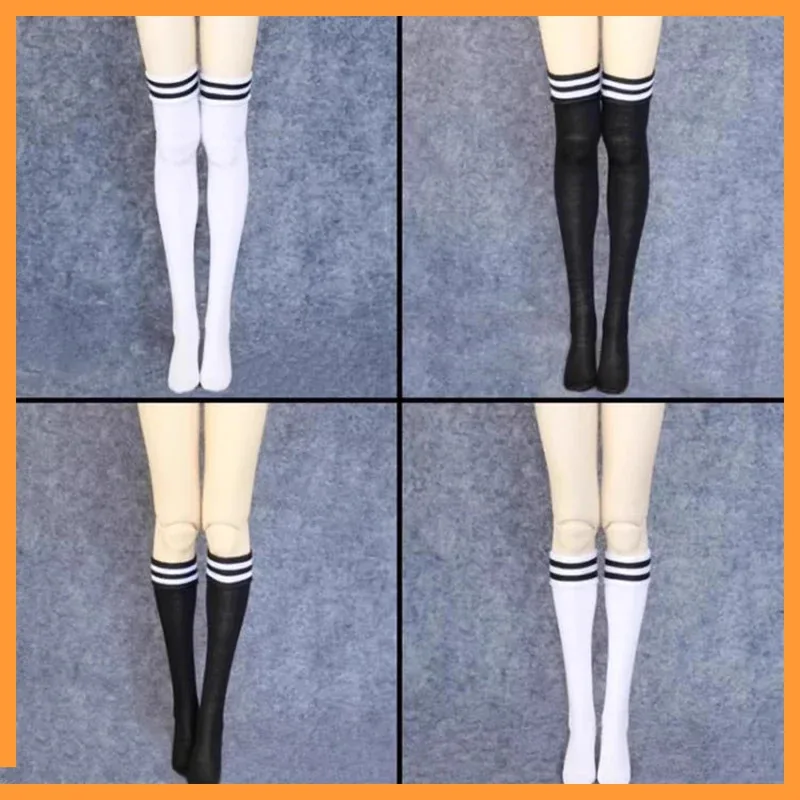

1/4 1/3 Scale College Style Long Socks Over-knee Stockings Calf Socks for 4-point 3-point Uncle Action FIgure Body Model Toys