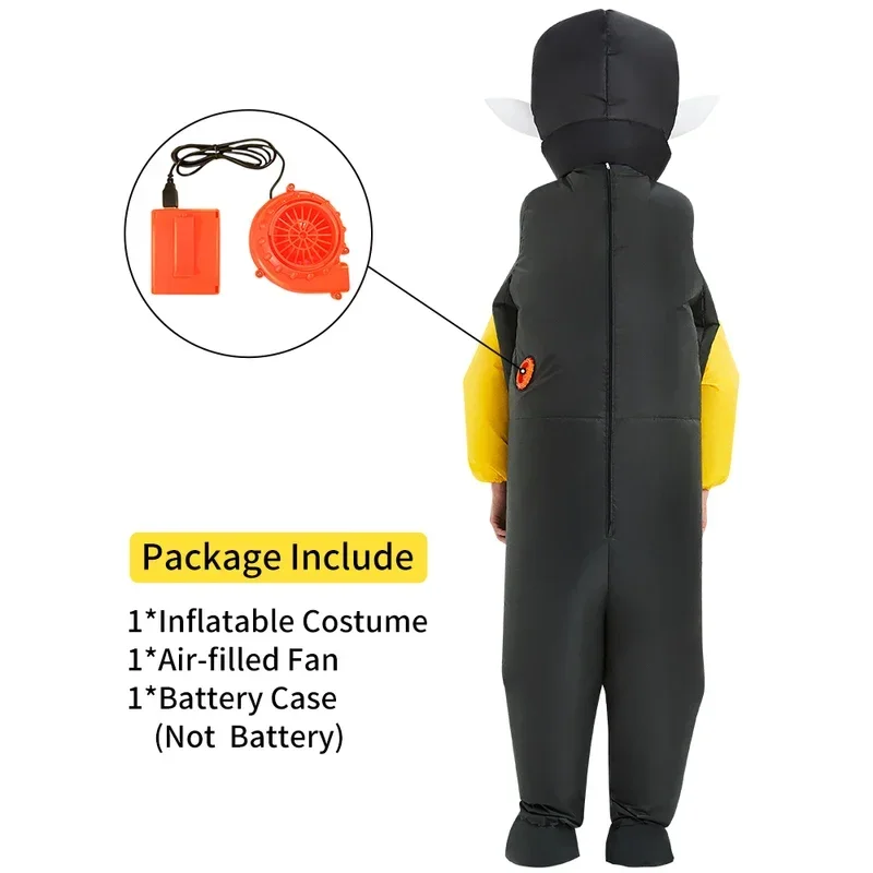 Scary Vampire Ghost Inflatable Costume Witch Purim Halloween Anime Adult Cosplay Costumes Role Play Carnival Party Dress S MN12