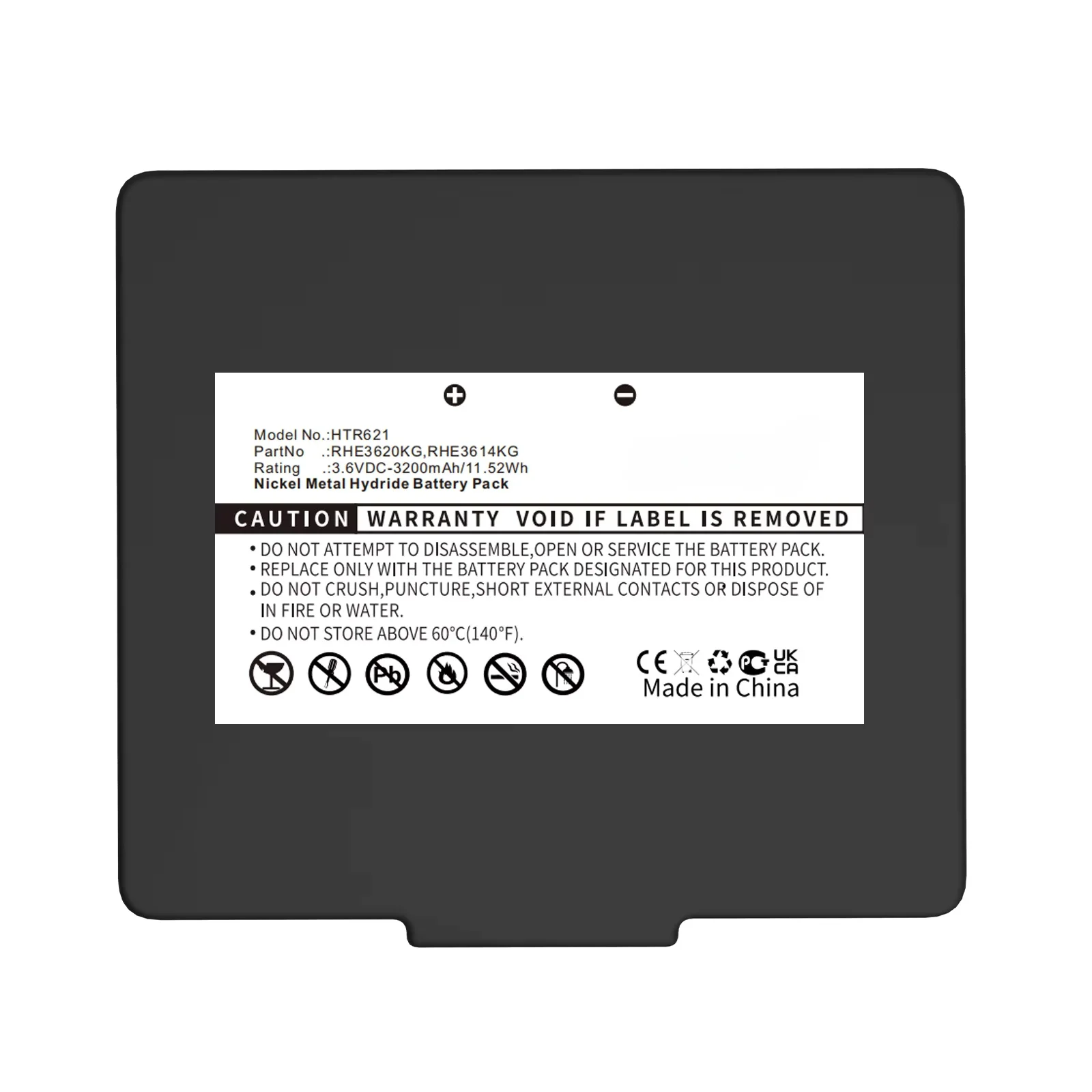 3200mAh Replacement Battery for Abitron Mini EX2-22 Komatsu Hetronic Remote Transmitter PN 68300600 68300900