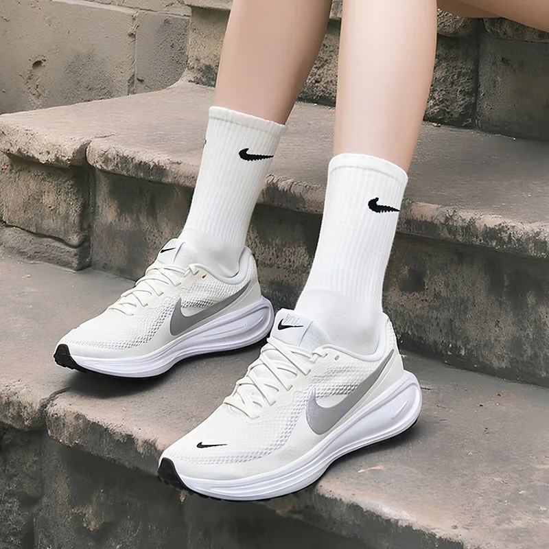 Nike Women Running Shoes HJ8485-112 Breathable Mesh Upper Foam Midsole Shock Absorbing Daily Jogging Sneakers